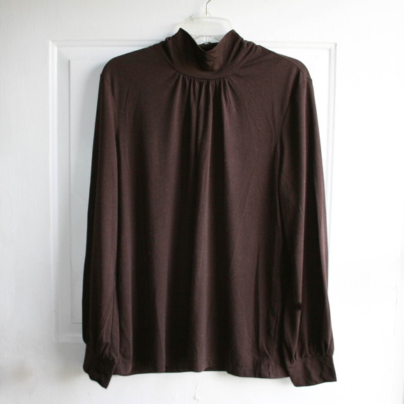 Cato Tops - Cato Women's Mock Neck Long Sleeve Shirt Size: XL
